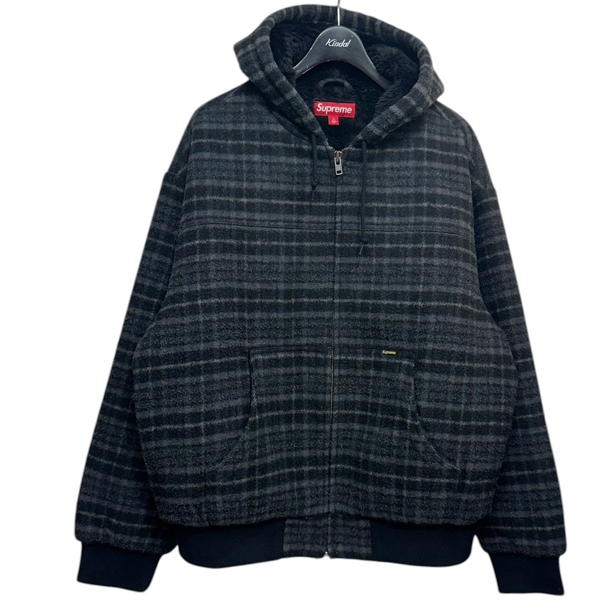 23AWPlaid Wool Hooded Work Jacketウールフーデットワークジャケット