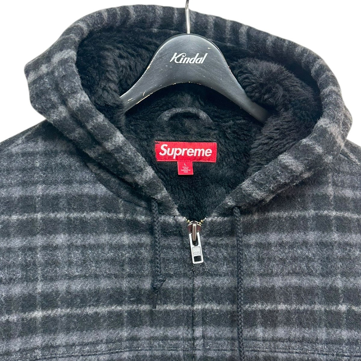 23AWPlaid Wool Hooded Work Jacketウールフーデットワークジャケット