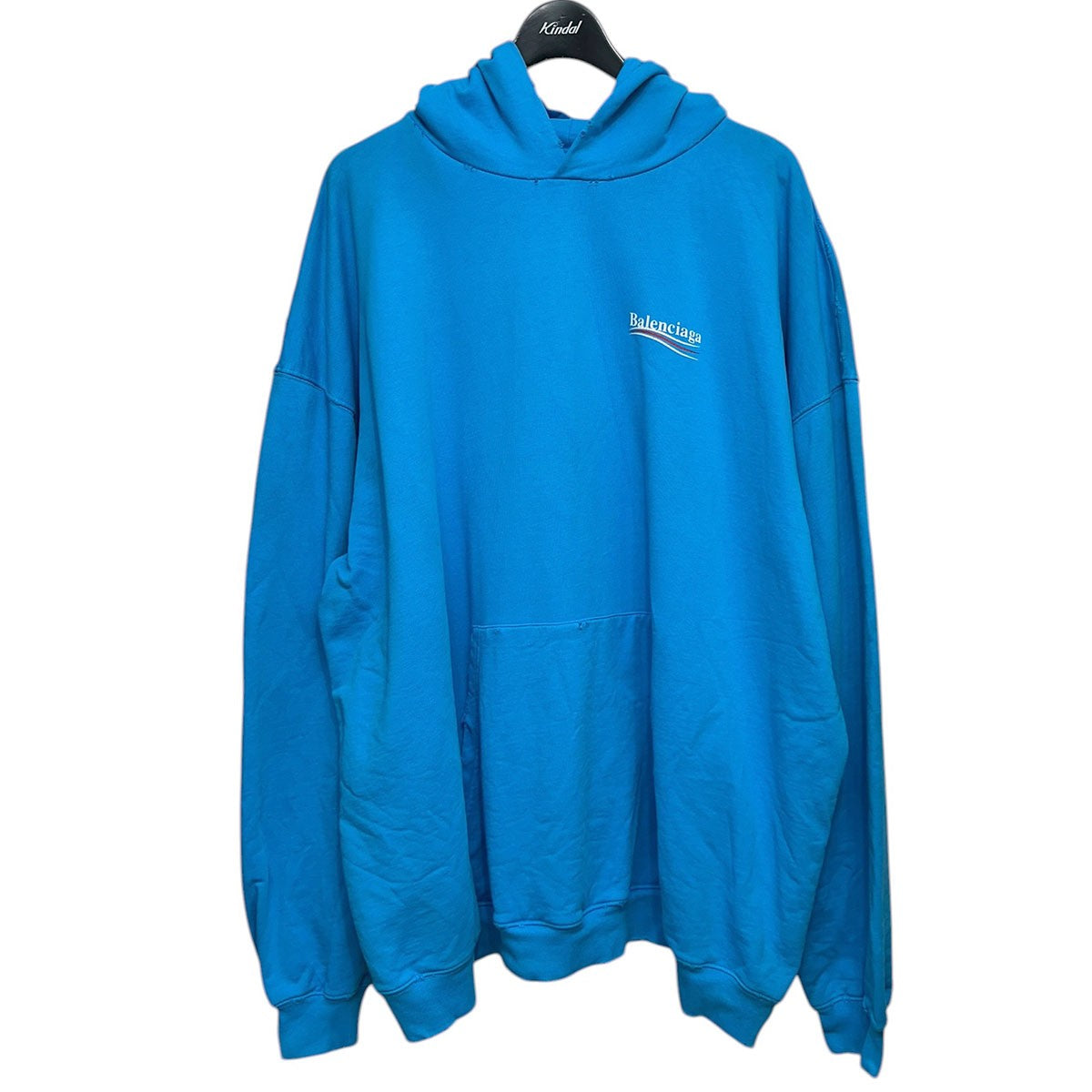 BALENCIAGA キャンペーンロゴダメージフーディー620973 TNVG6 古着・中古-1枚目のアイテム画像