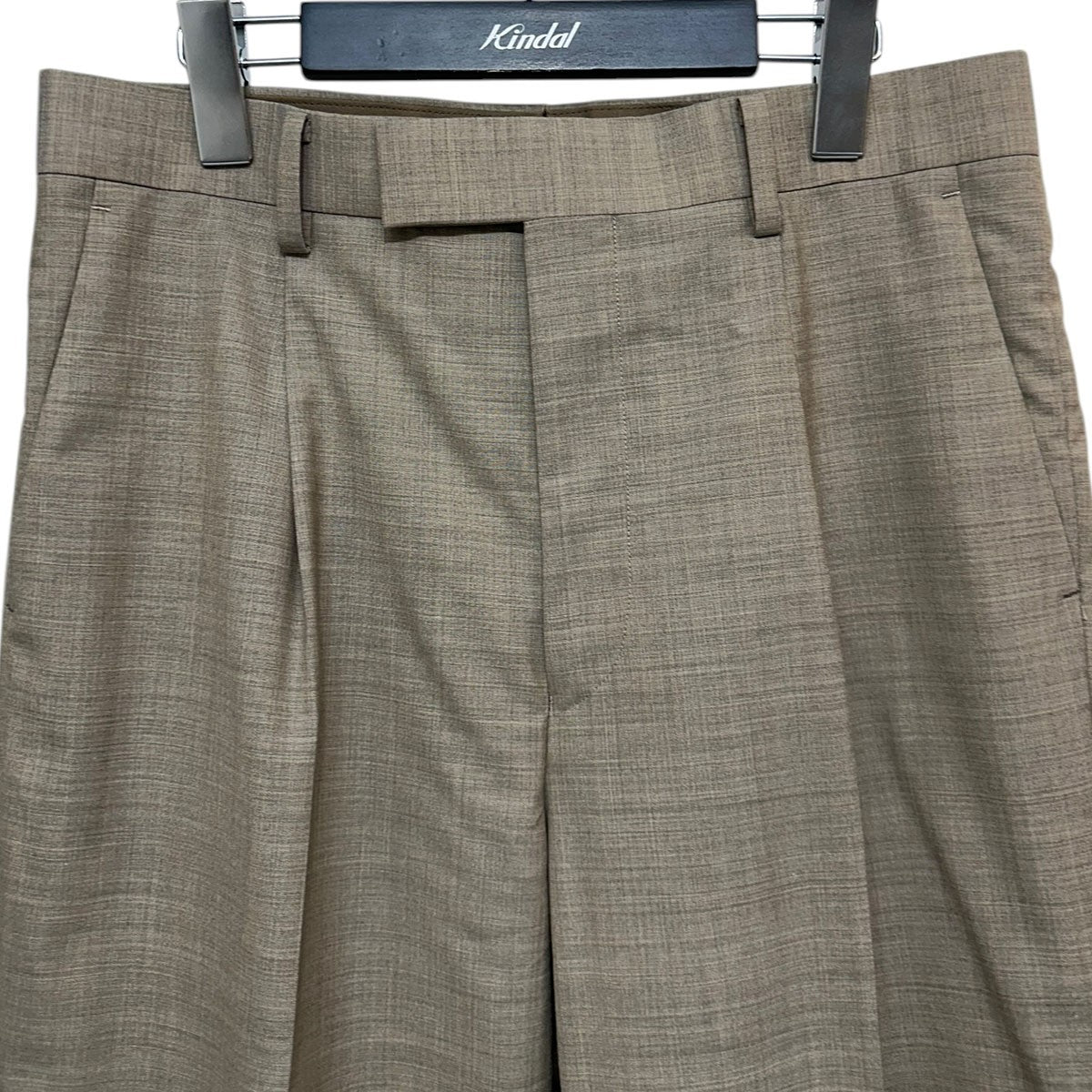 AURALEE 25AWSUPER FINE TROPICAL WOOL SLACKSスーパーファイントロピカルウールスラックスA25SP03WT 古着・中古-3枚目のアイテム画像