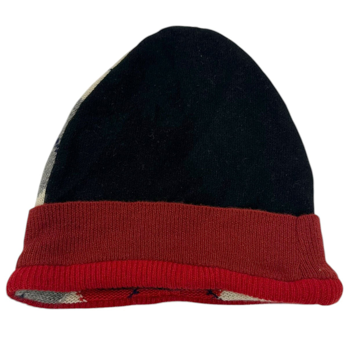 Vintage Cashimire PatchworkArgyle Knit Cap
