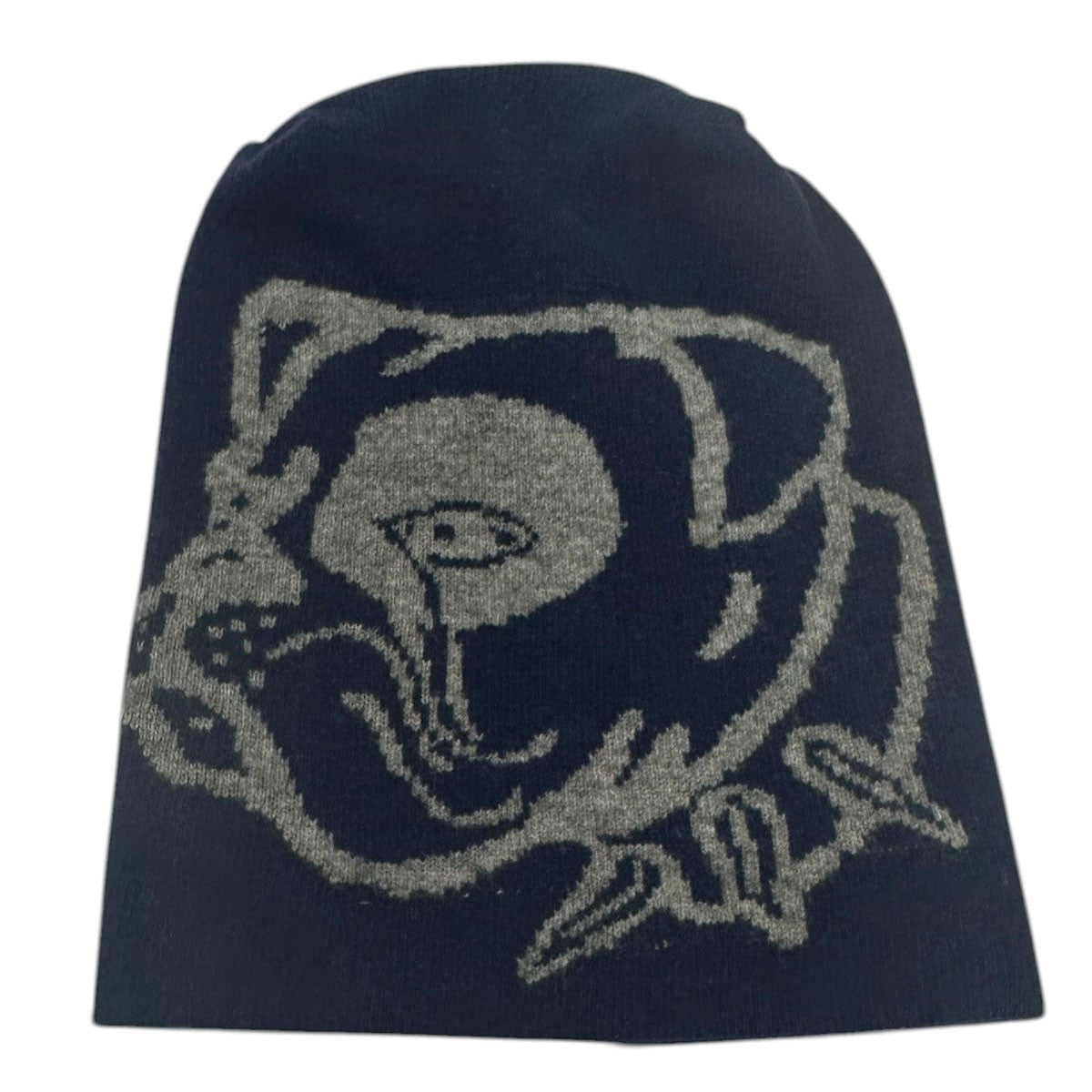 Bulldog intarsia capビーニー
