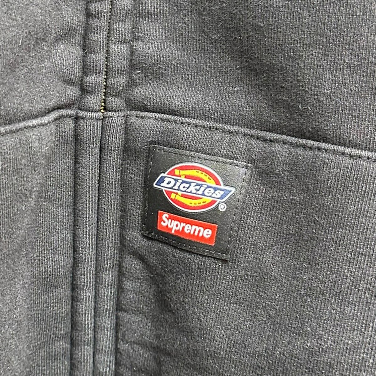 Supreme×Dickies 25AWQuilted Lined Zip Up Hooded Sweatshirt裏キルティングジップアップフーデッドスウェットシャツ 古着・中古-4枚目のアイテム画像