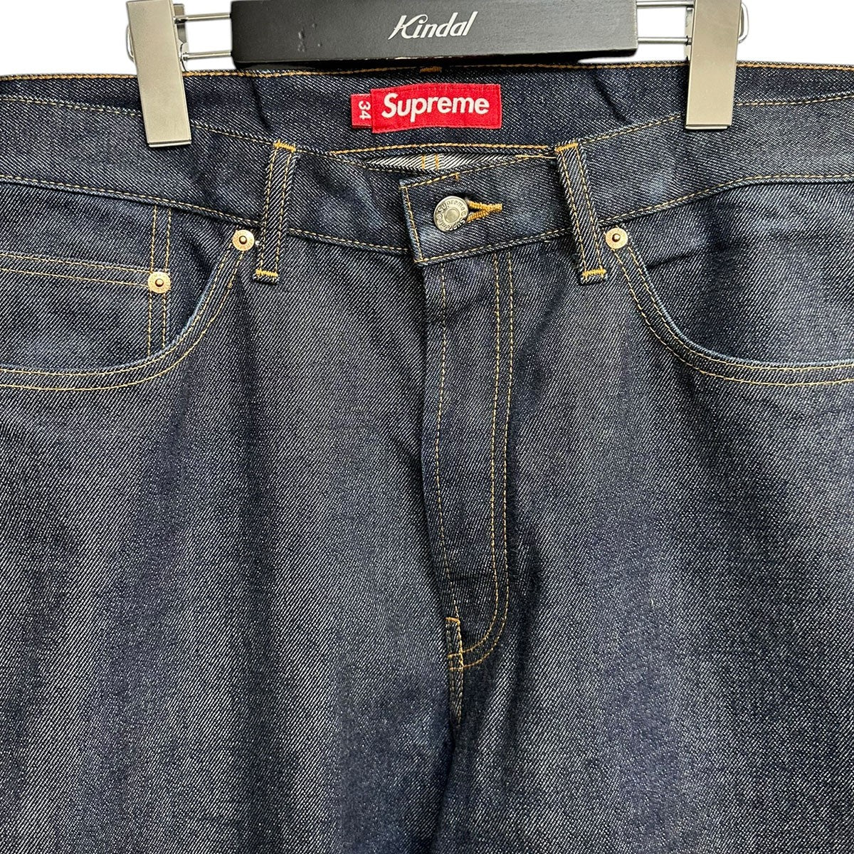 Supreme Rigid Baggy Selvedge Jeanリジッドバギーセルビッジデニムパンツ 古着・中古-3枚目のアイテム画像