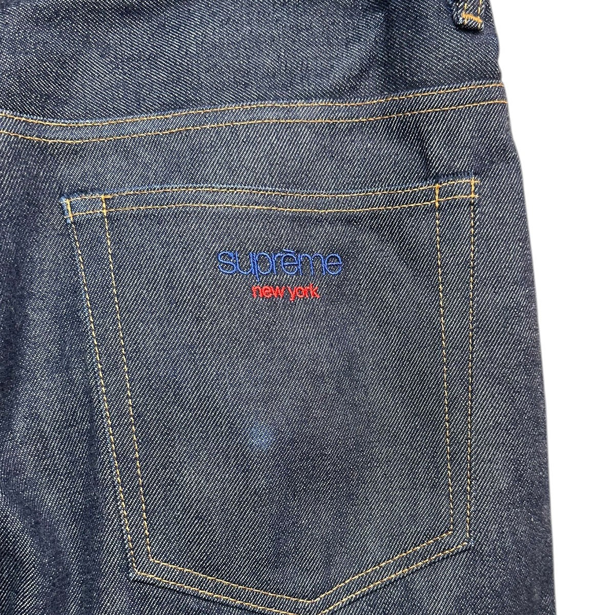 Supreme Rigid Baggy Selvedge Jeanリジッドバギーセルビッジデニムパンツ 古着・中古-4枚目のアイテム画像