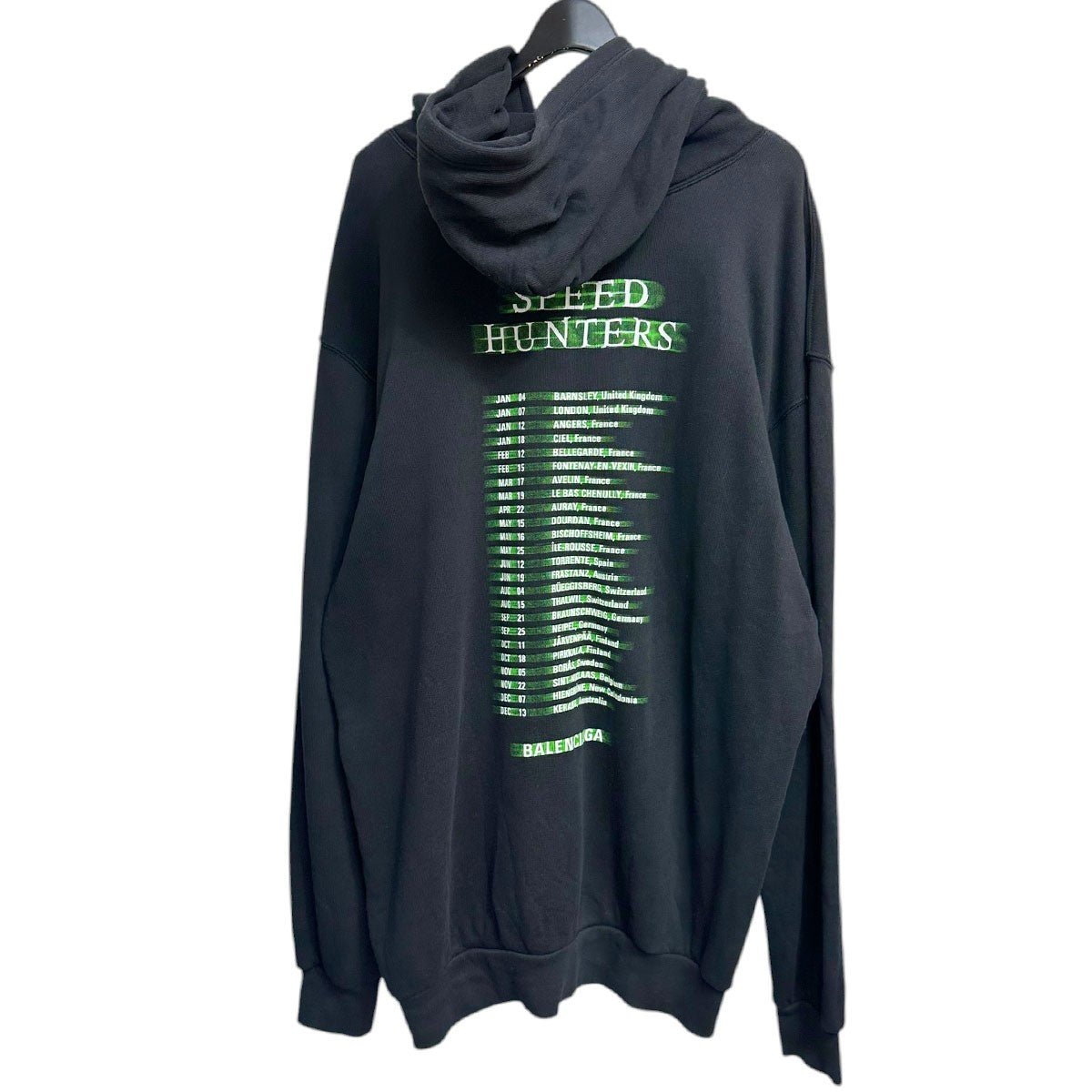 BALENCIAGA SPEED HUNTERS ZIP UP HOODIEジップアッププリントフーディー559100 古着・中古-2枚目のアイテム画像