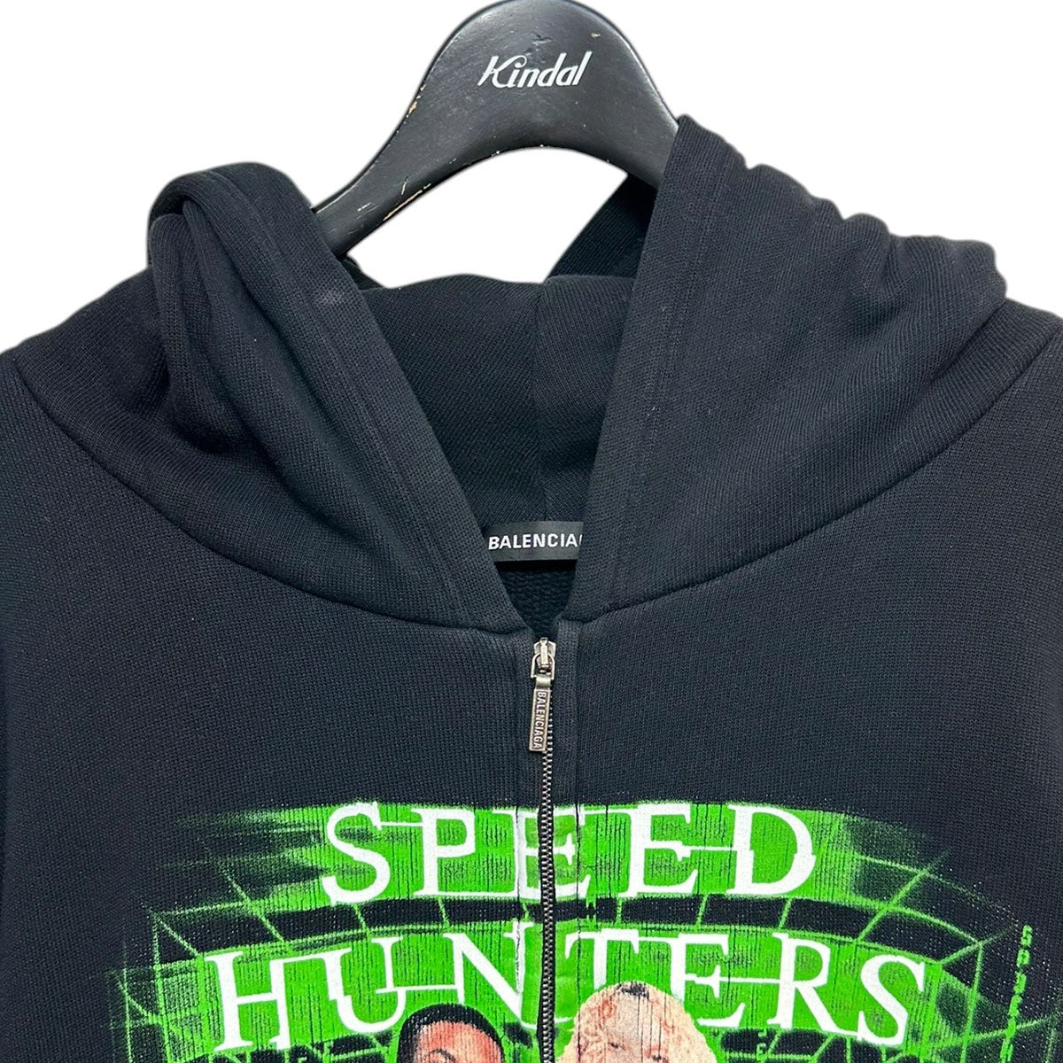 BALENCIAGA SPEED HUNTERS ZIP UP HOODIEジップアッププリントフーディー559100 古着・中古-3枚目のアイテム画像