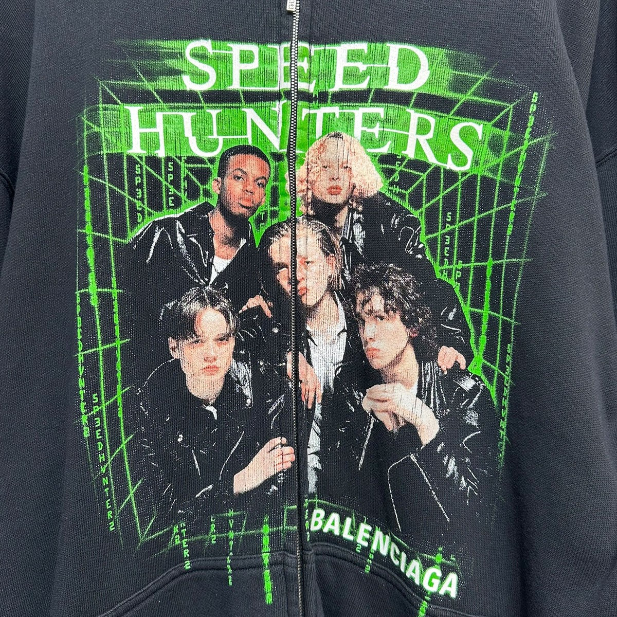 BALENCIAGA SPEED HUNTERS ZIP UP HOODIEジップアッププリントフーディー559100 古着・中古-4枚目のアイテム画像
