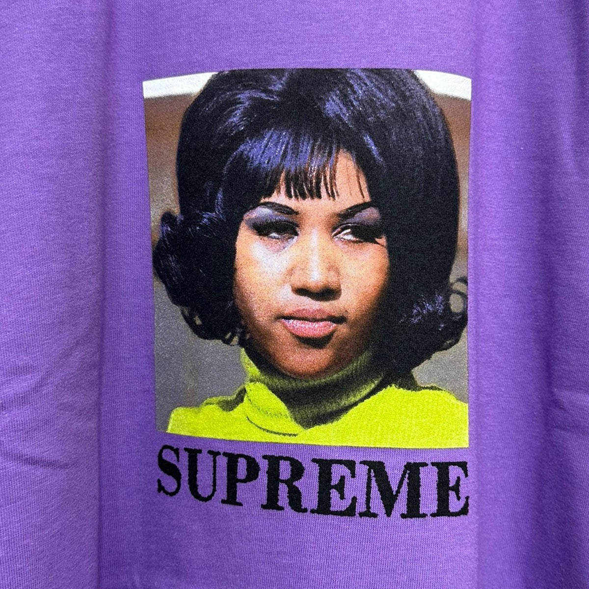 Supreme 26SSAretha TeeアレサフランクリンプリントTシャツ 古着・中古-4枚目のアイテム画像