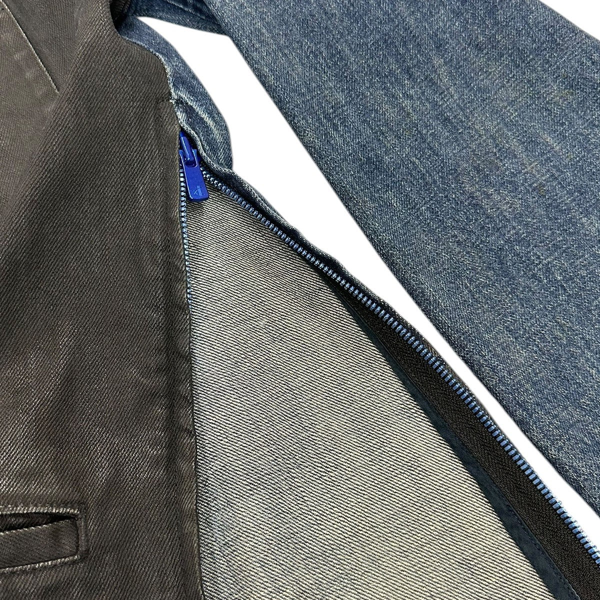 DRIES VAN NOTEN 13AWCOATED DENIM PULLOVERコーティングデニムプルオーバーシャツ 古着・中古-6枚目のアイテム画像