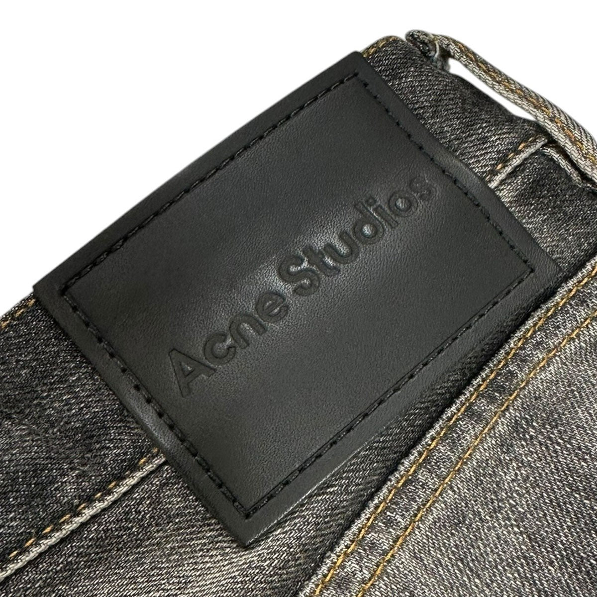 ACNE STUDIOS 25AW1981 U BLACK TRAFALGARルーズフィットデニムパンツC00081 古着・中古-5枚目のアイテム画像