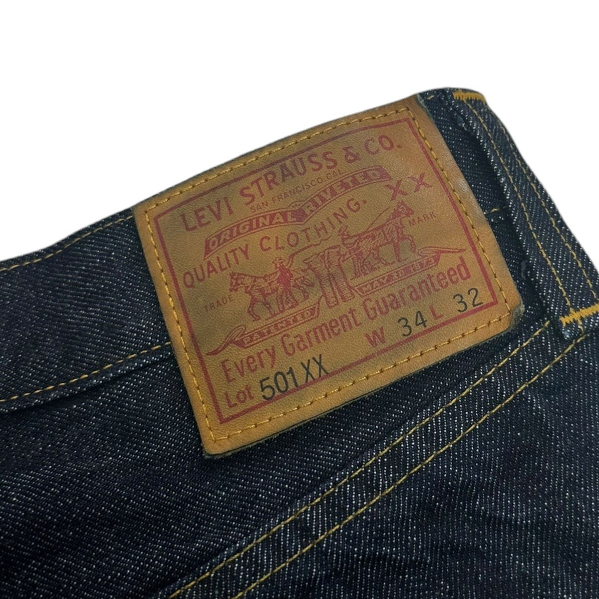 LEVI’S VINTAGE CLOTHING 501XX 1947model リンスワンウォッシュデニムパンツ47501-0225 古着・中古-4枚目のアイテム画像