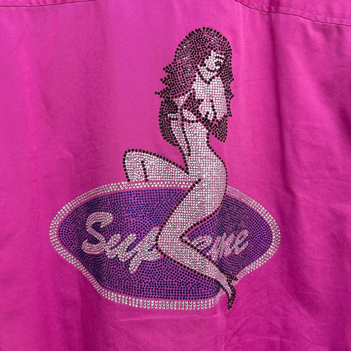 Supreme 25SSRhinestone Pin Up S／S Work Shirtラインストーンピンナップショートスリーブワークシャツ 古着・中古-5枚目のアイテム画像