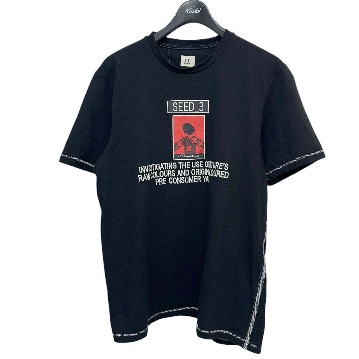 C．P COMPANY Recycled Jersey Program3 T-ShirtプリントTシャツ15CMTS363A 古着・中古-1枚目のアイテム画像