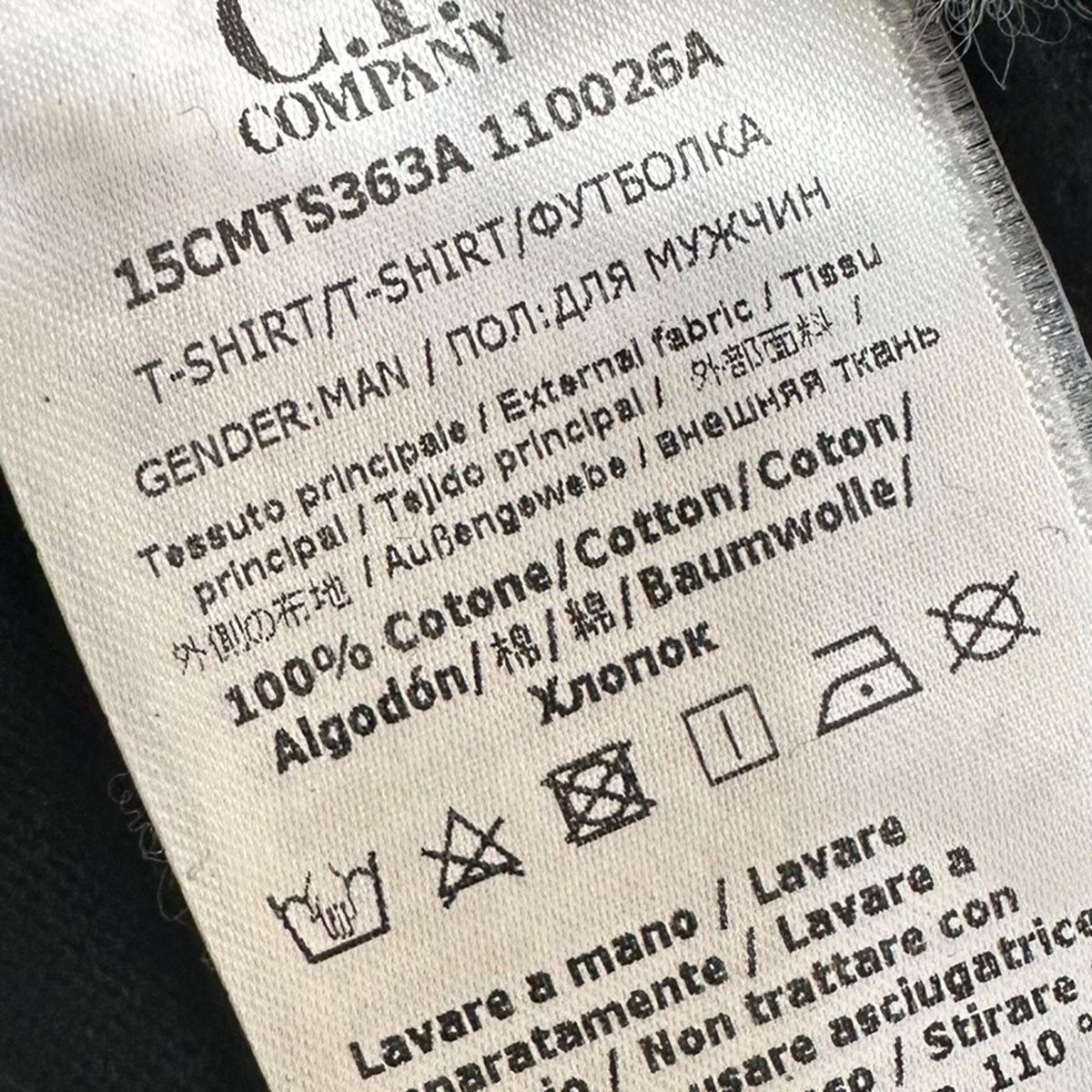 C．P COMPANY Recycled Jersey Program3 T-ShirtプリントTシャツ15CMTS363A 古着・中古-6枚目のアイテム画像
