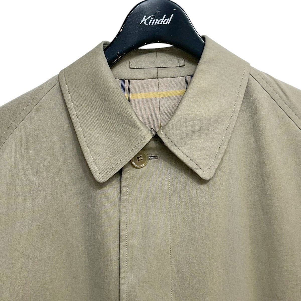 ANATOMICA SINGLE RAGLANシングルラグランステンカラーコート530-552-01 W23 古着・中古-3枚目のアイテム画像