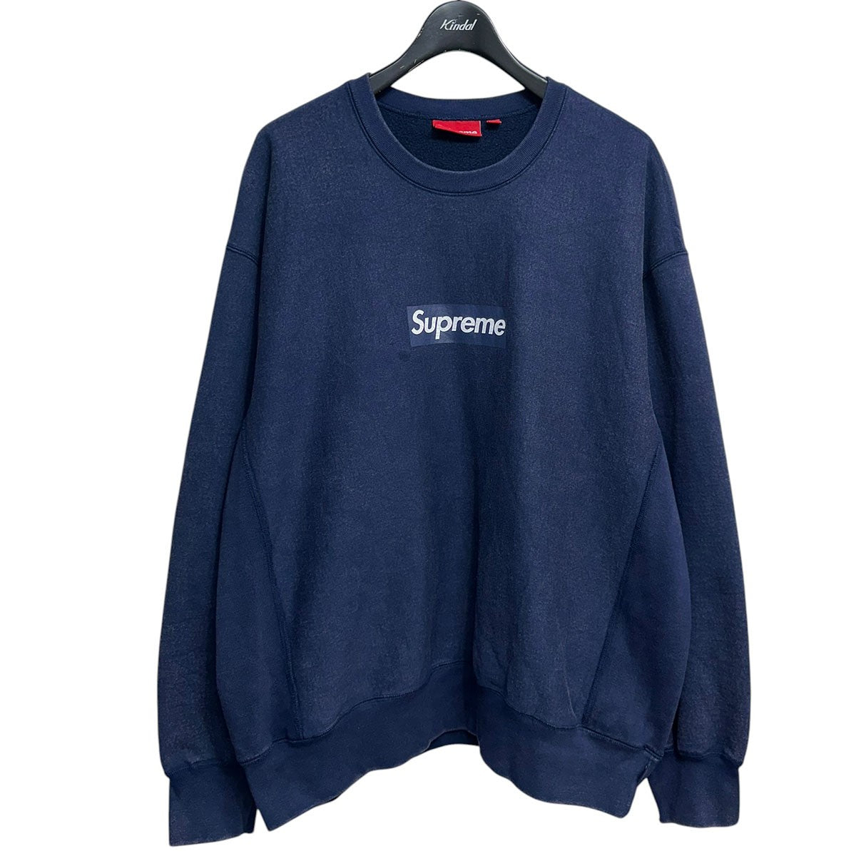 Supreme 25SSWASHED BOX LOGO CREWNECKウォッシュドボックスロゴクルーネックスウェットシャツ 古着・中古-1枚目のアイテム画像