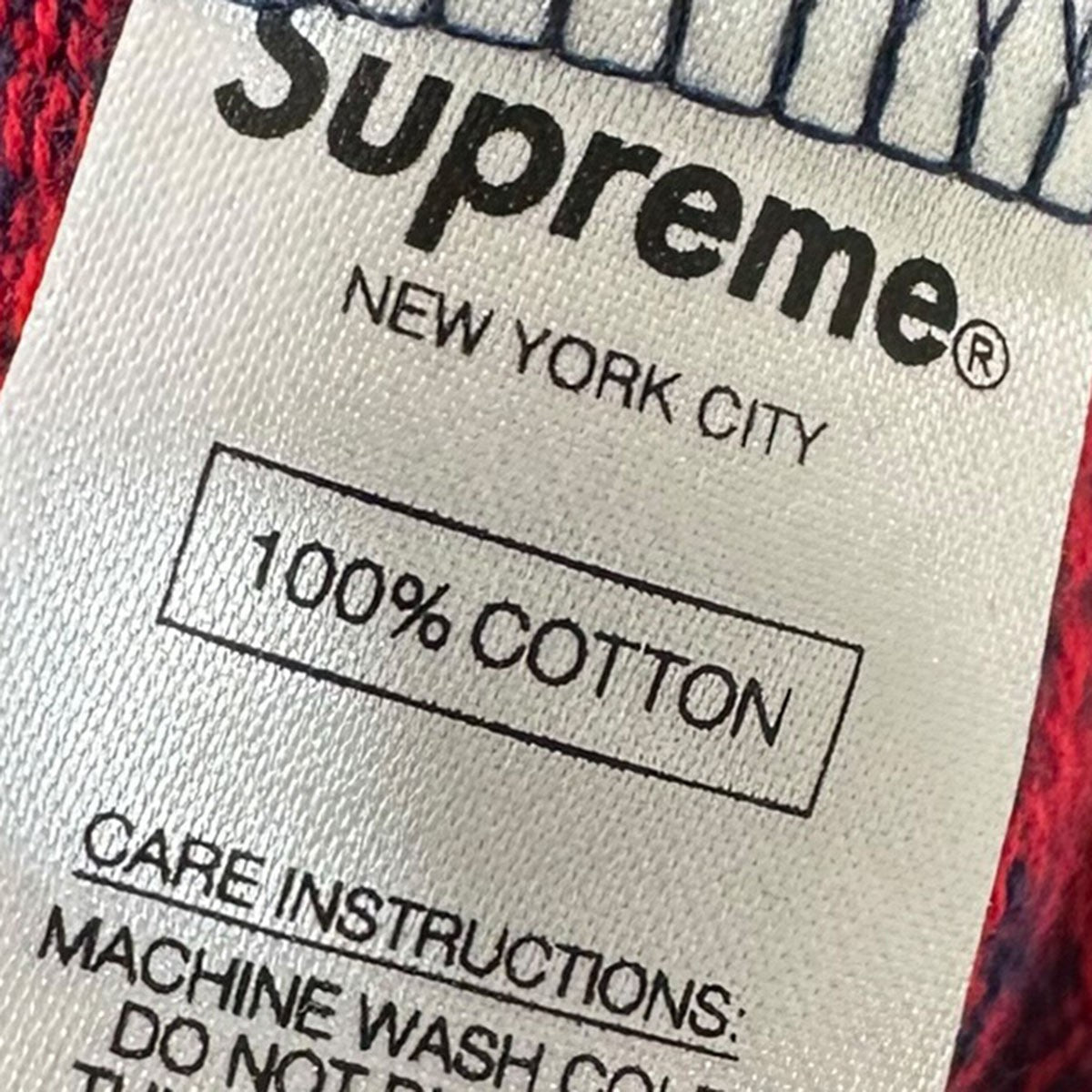 Supreme 18AWFloral Jacquard Zip L／S Poloフローラルジャガードジップロングスリーブポロシャツ 古着・中古-6枚目のアイテム画像