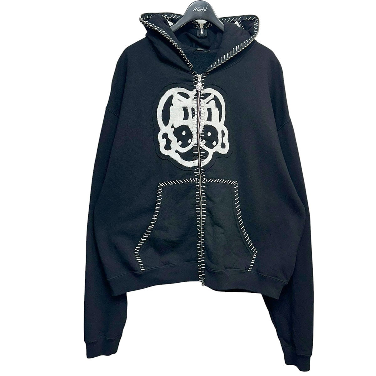 Chito HAND-STITCHED FULL ZIP HOODIEハンドステッチフルジップフーディー 古着・中古-1枚目のアイテム画像