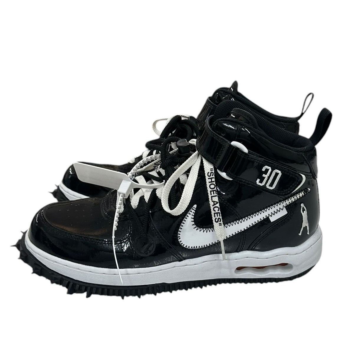 NIKE×OFFWHITE Air Force 1 Mid Sheedエアフォース1 ミッド シードスニーカーDR0500-001 古着・中古-3枚目のアイテム画像