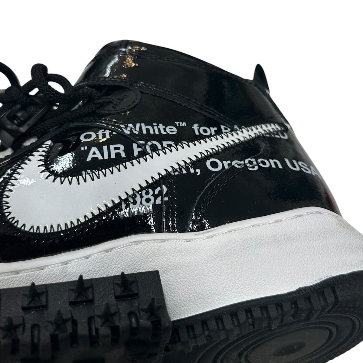 NIKE×OFFWHITE Air Force 1 Mid Sheedエアフォース1 ミッド シードスニーカーDR0500-001 古着・中古-7枚目のアイテム画像