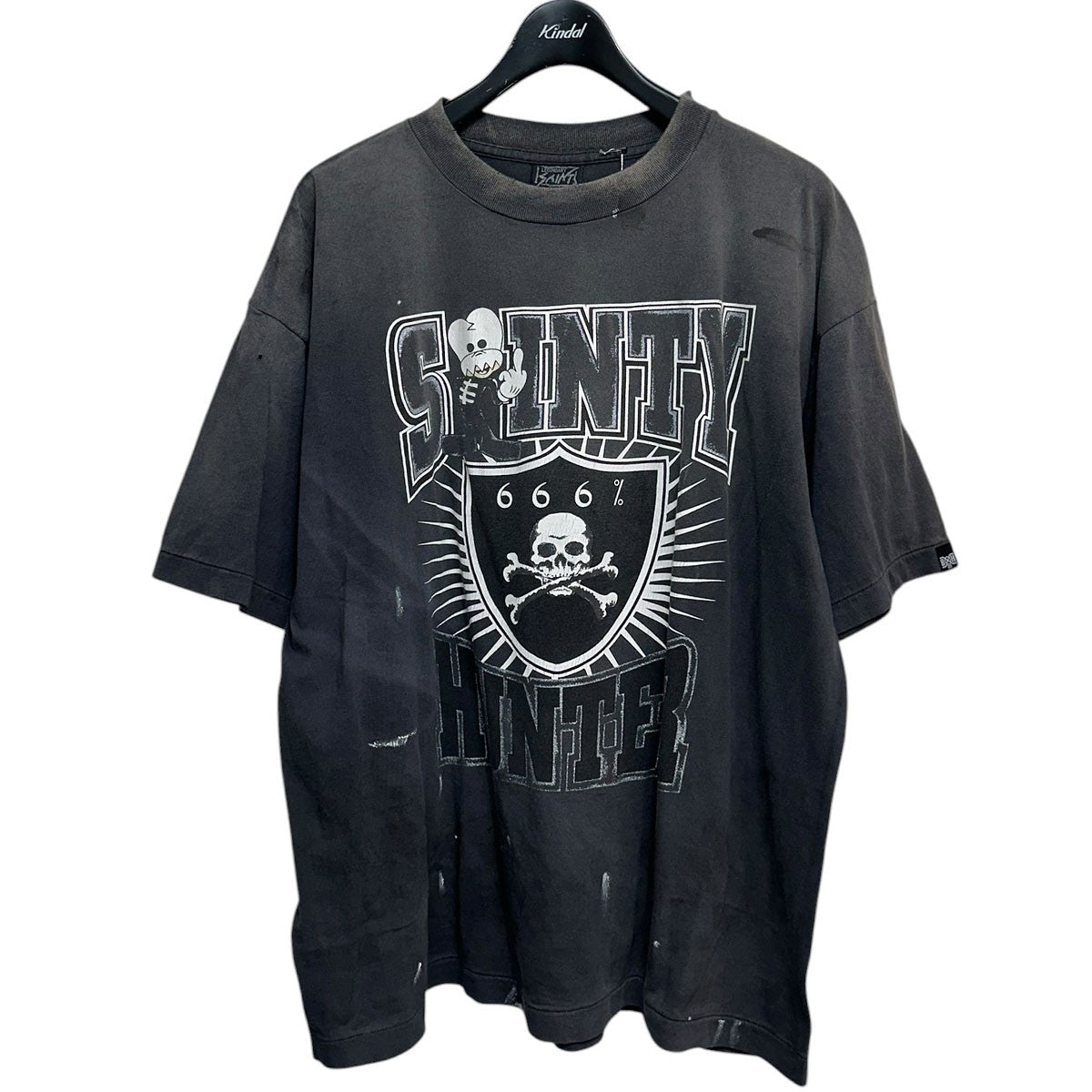SAINT MICHAEL×BOUNTY HUNTER 26SSBH SS T-SHIRT／SAINTY HUNTERダブルネームプリントTシャツSM-MK8-0000-C29 古着・中古-1枚目のアイテム画像