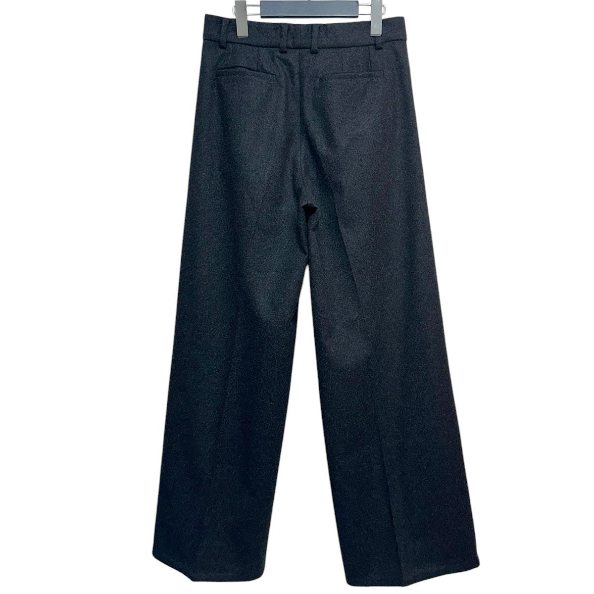 WALES BONNER Raga Pleated Trouserウールカシミヤワイドトラウザー 古着・中古-2枚目のアイテム画像