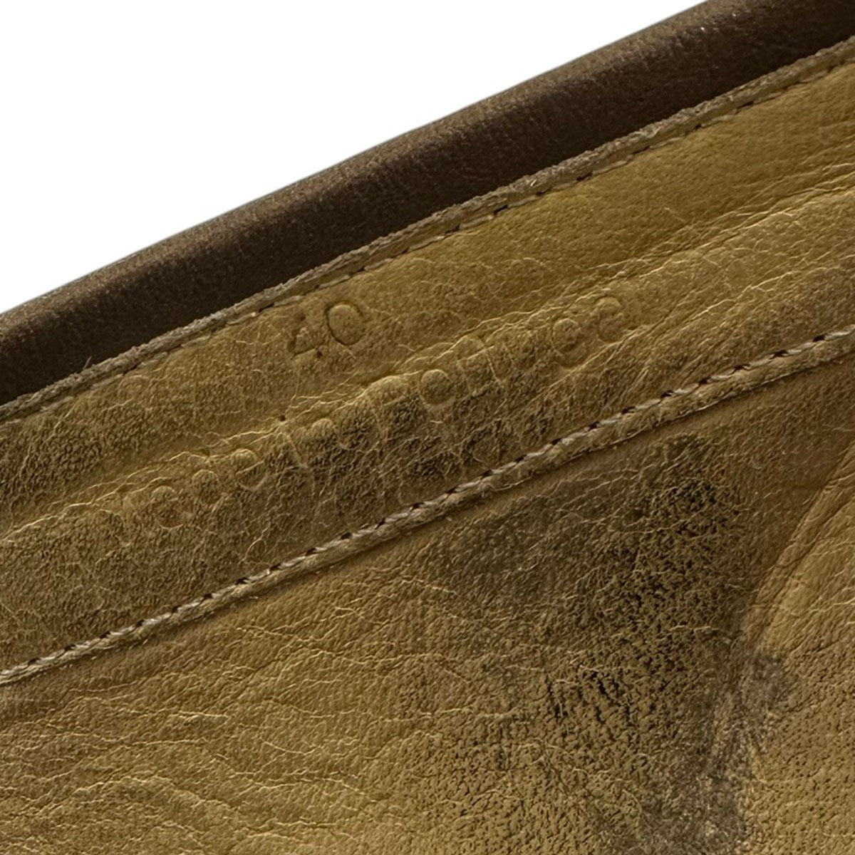 LEMAIRE PIPED CREPE SLIPPERSクレープソールスウェードシューズ 古着・中古-9枚目のアイテム画像