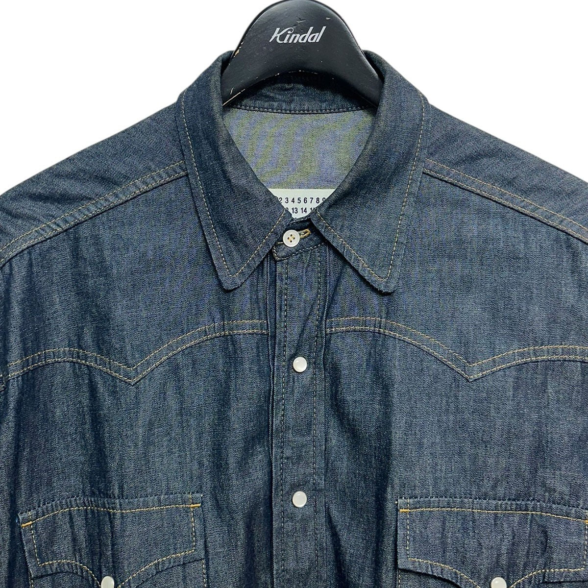 Maison Margiela 24SSコットンデニムウエスタンシャツS50DT0015 S30881 古着・中古-3枚目のアイテム画像