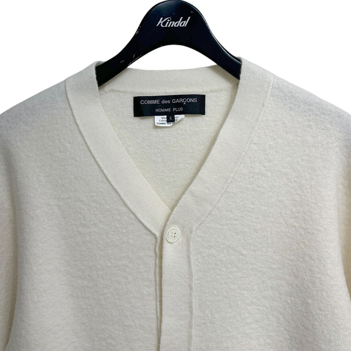 COMME des GARCONS HOMME PLUS 24AWWorsted Wool Cardigan裾加工ウールカーディガンPN-N009 古着・中古-3枚目のアイテム画像