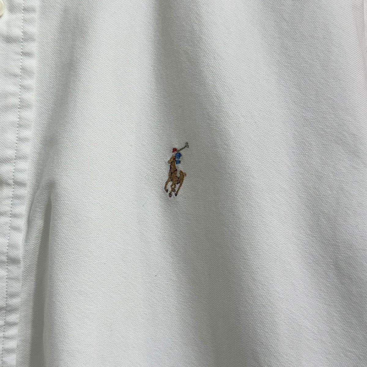 RALPH LAUREN ワンポイントクラシックフィット半袖シャツ 古着・中古-4枚目のアイテム画像