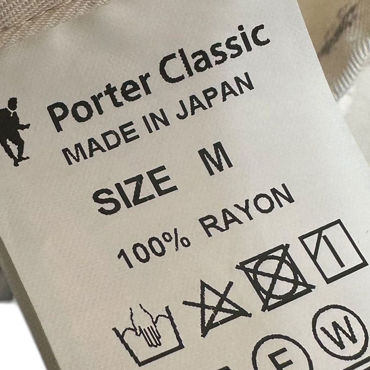 Porter Classic SKETCH BOOK SHIRTプリントレーヨンシャツ 古着・中古-4枚目のアイテム画像