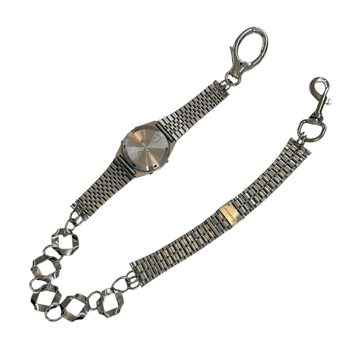 HIDAKA WATCH BELT LINKS CHAINヴィンテージウォッチリメイクウォレットチェーン 古着・中古-2枚目のアイテム画像