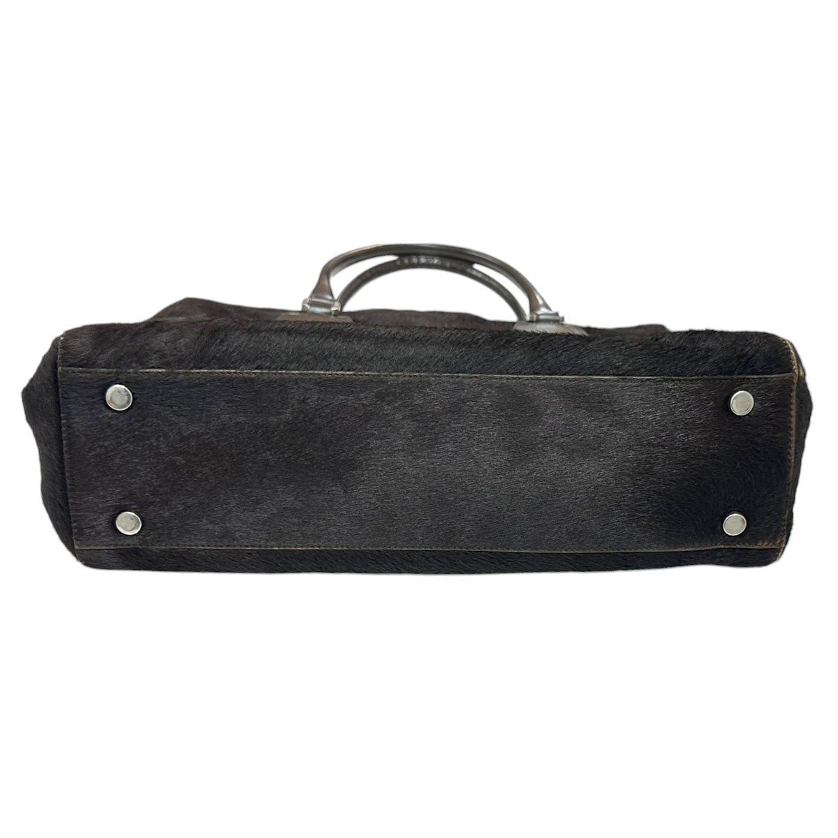 JIL SANDER unborn calf leather bagヴィンテージ ハラコレザーバッグ 古着・中古-4枚目のアイテム画像