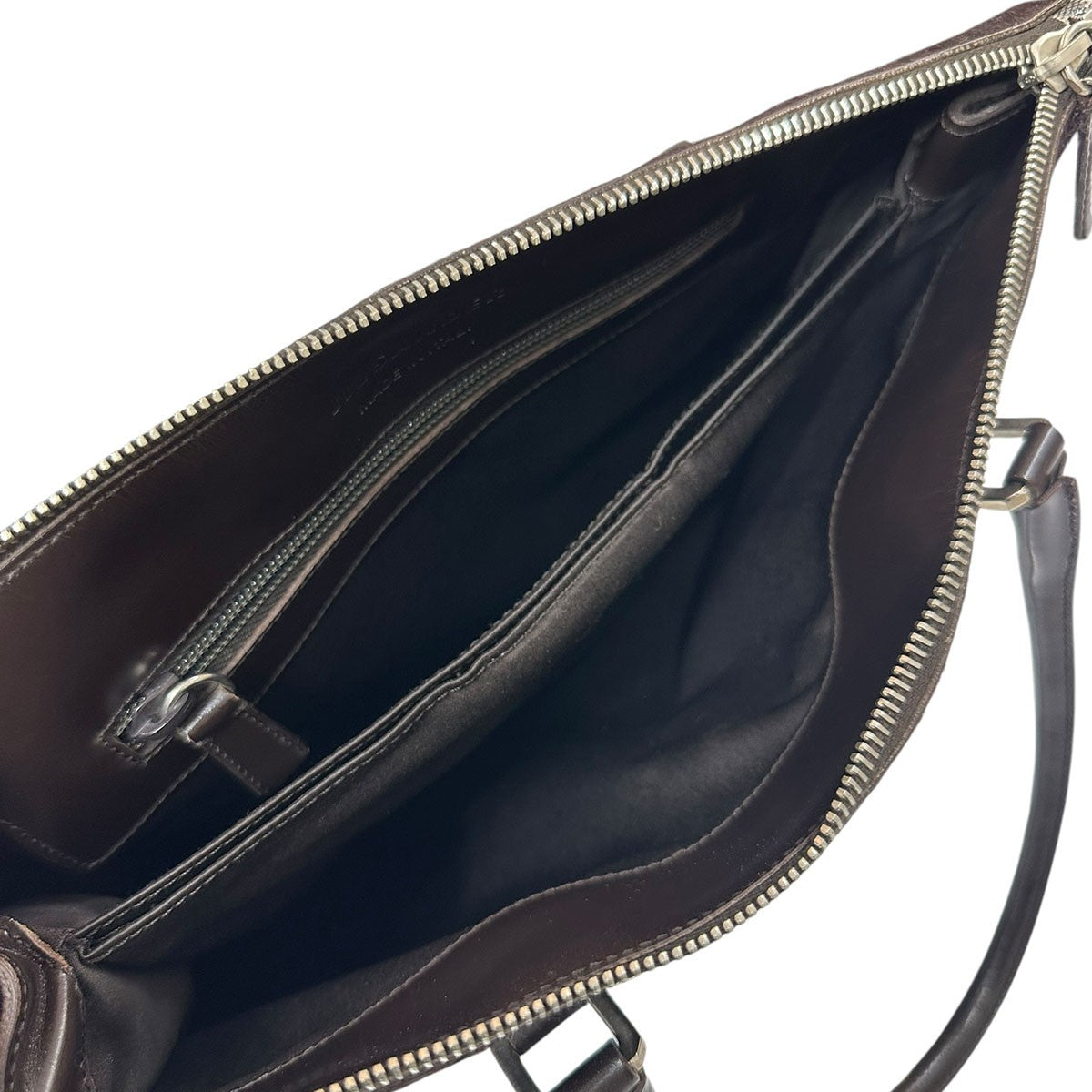 JIL SANDER unborn calf leather bagヴィンテージ ハラコレザーバッグ 古着・中古-5枚目のアイテム画像