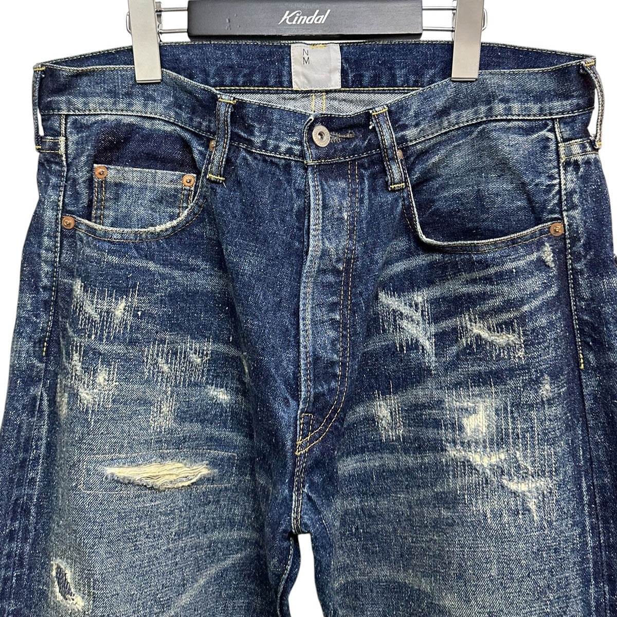 eye JUNYA WATANABE MAN×New Manual 24AWWネーム 綿セルヴィッチデニム製品加工 デニムパンツWN-P912 古着・中古-3枚目のアイテム画像