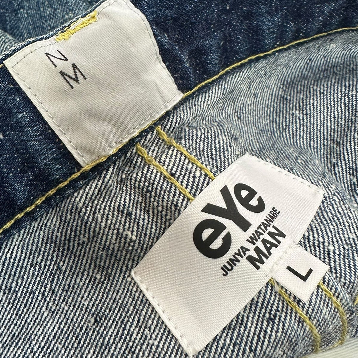 eye JUNYA WATANABE MAN×New Manual 24AWWネーム 綿セルヴィッチデニム製品加工 デニムパンツWN-P912 古着・中古-6枚目のアイテム画像