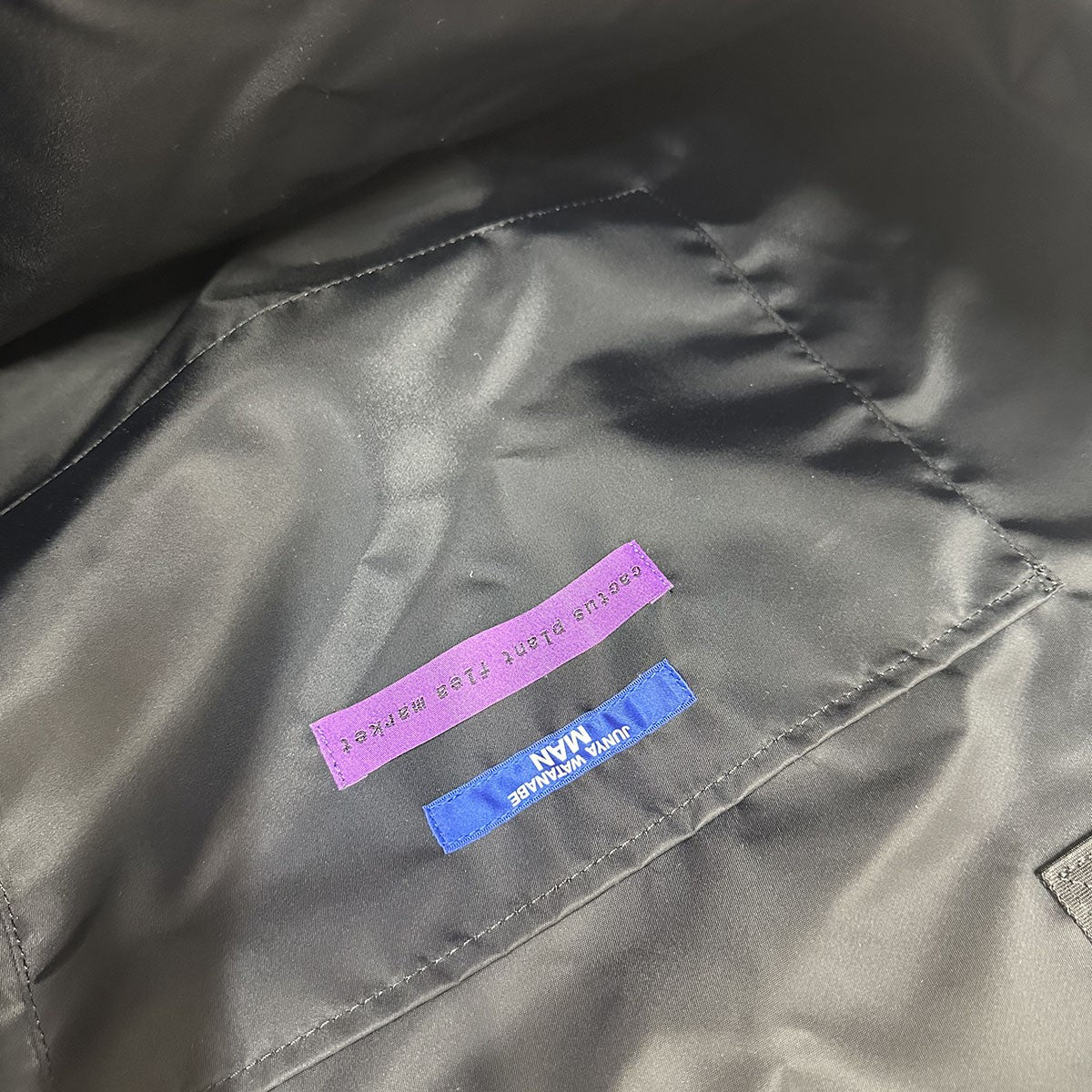 JUNYA WATANABE MAN×CACTUS PLANT FLEA MARKET 25SSシルクスカーフプリントビッグトートWO-K 202 古着・中古-3枚目のアイテム画像