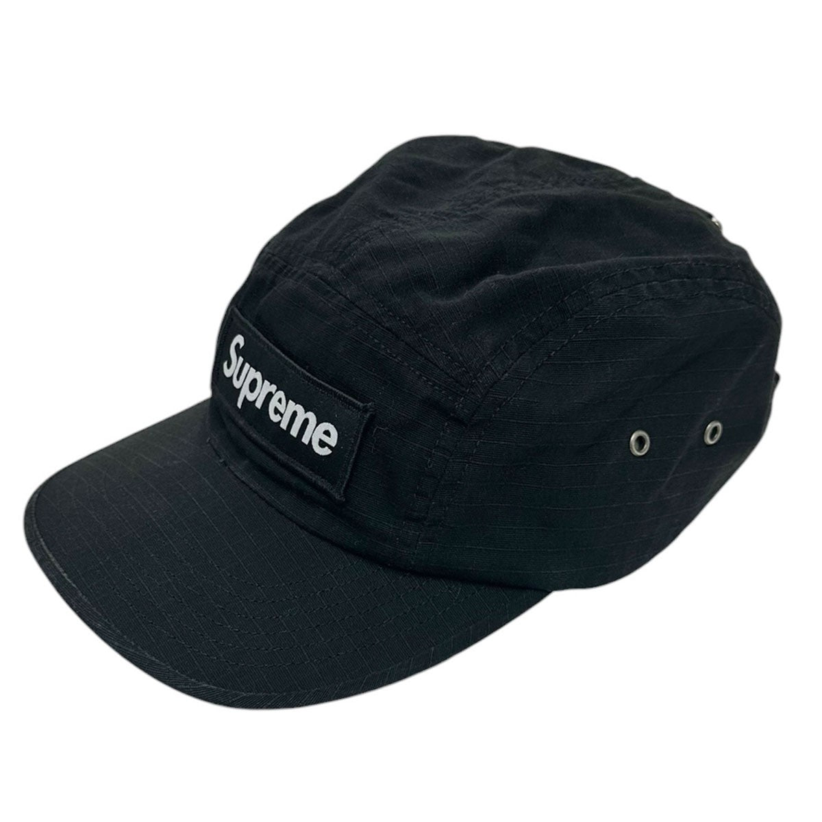 Supreme 17AWMetal D-Ring Camp CapメタルDリングボックスロゴキャンプキャップ 古着・中古-1枚目のアイテム画像