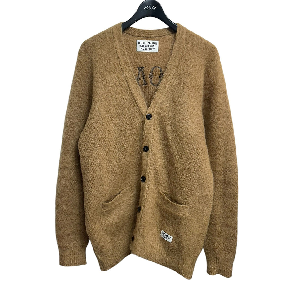 MOHAIR CARDIGAN(TYPE-6)バックロゴモヘヤカーディガン18FW-WMK-KN24