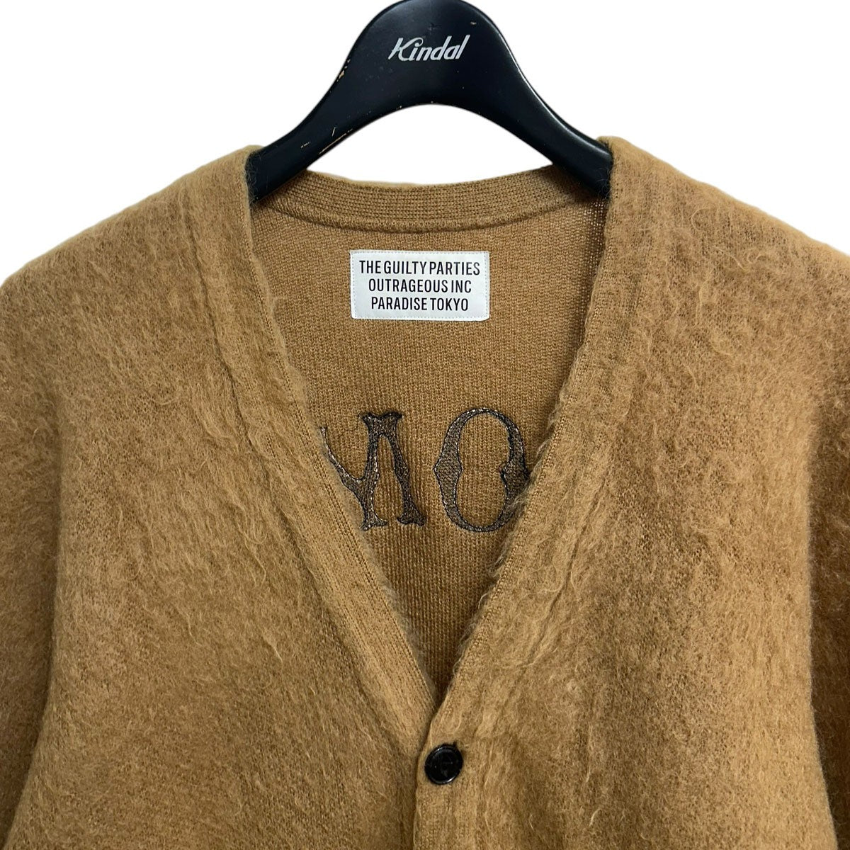 MOHAIR CARDIGAN(TYPE-6)バックロゴモヘヤカーディガン18FW-WMK-KN24