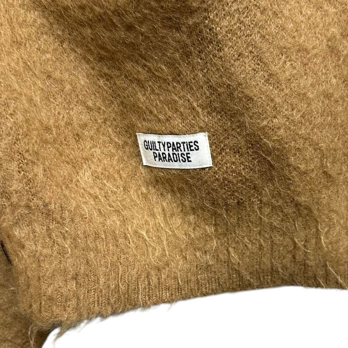 MOHAIR CARDIGAN(TYPE-6)バックロゴモヘヤカーディガン18FW-WMK-KN24
