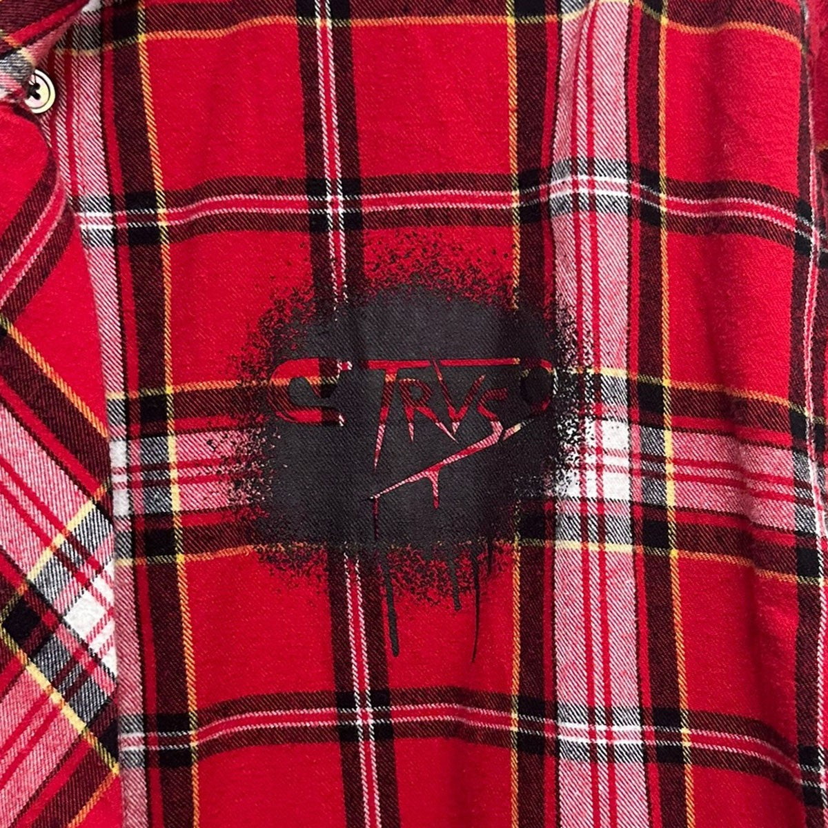 TRAVAS TOKYO REVENGE PUNKS Necktie shirtsネクタイ付きチェックシャツTR23-G02 古着・中古-4枚目のアイテム画像