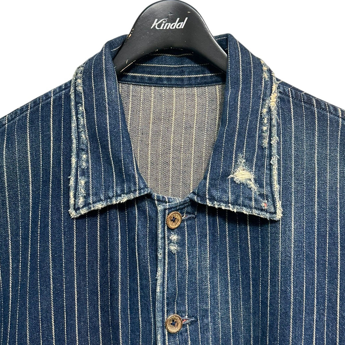 Porter Classic HAWAIIAN DENIM JACKETハワイアンデニムジャケット 古着・中古-3枚目のアイテム画像