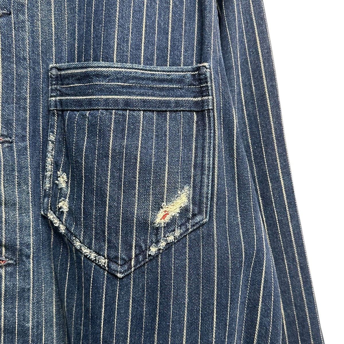 Porter Classic HAWAIIAN DENIM JACKETハワイアンデニムジャケット 古着・中古-4枚目のアイテム画像