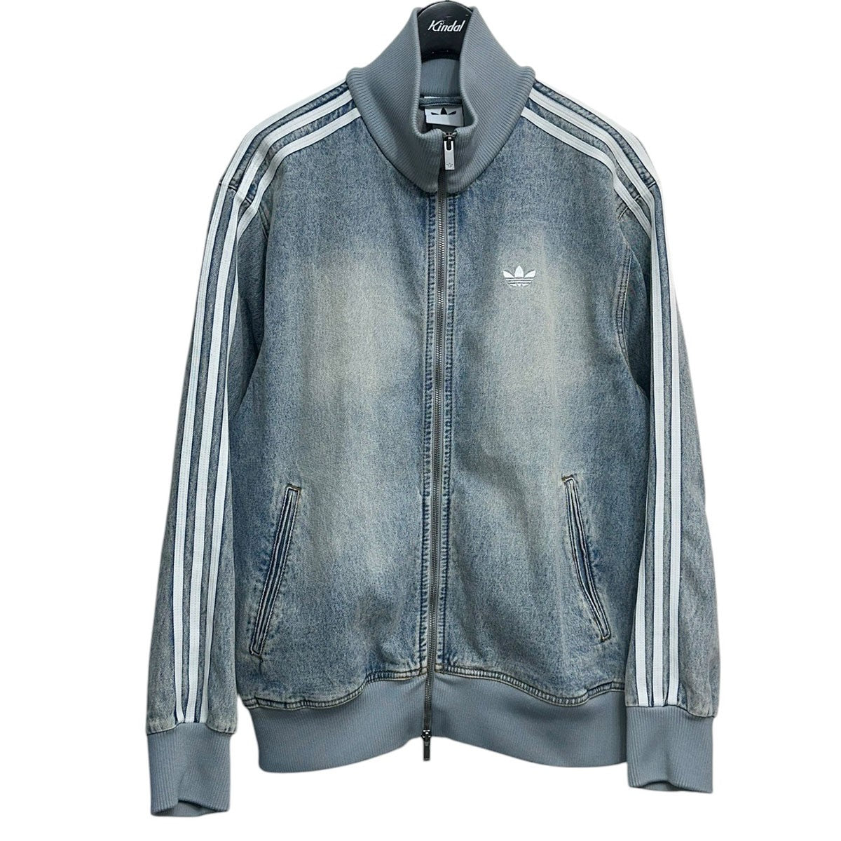 adidas 26SSTRACK TOP ATMOS DENIM FIREBIRDATOMOS別注デニムトラックジャケットKS2227 古着・中古-1枚目のアイテム画像