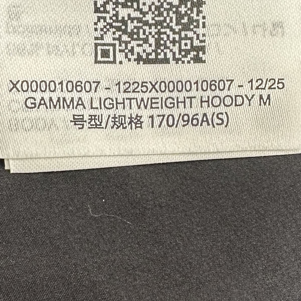GAMMA LIGHTWEIGHIT HOODE MガンマライトウェイトフーディX000040607