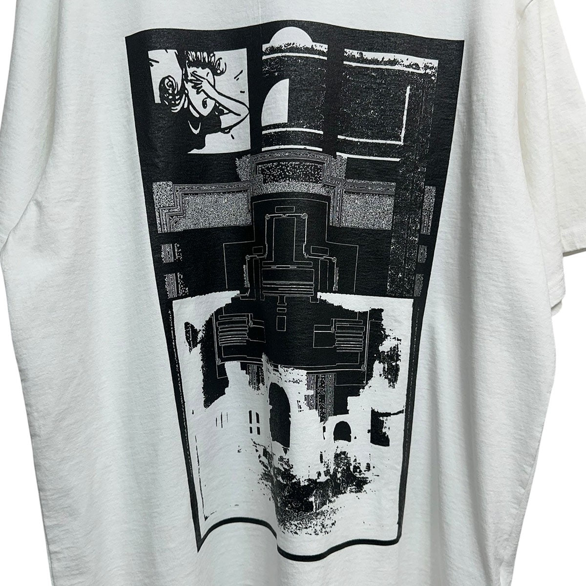 26SSMD Cabeat Aedificator TグラフィックプリントTシャツ