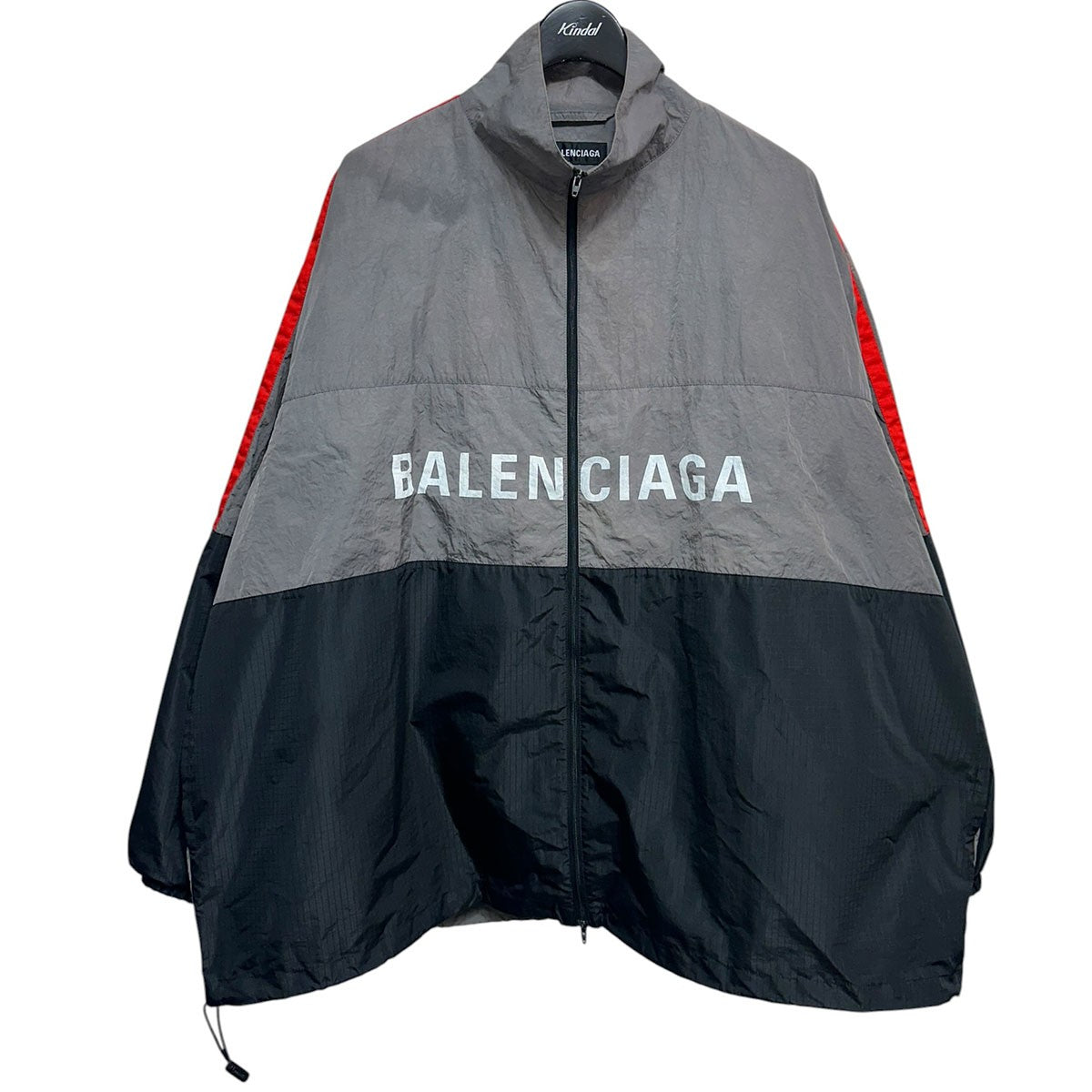 BALENCIAGA Logo Colorblocked Ripstop Windbreakerロゴウィンドブレーカー534317 古着・中古-1枚目のアイテム画像