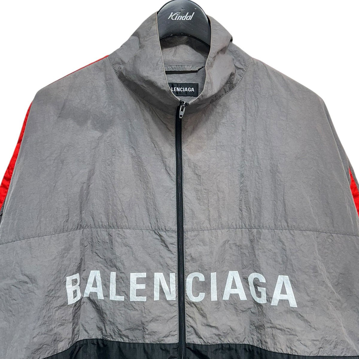 BALENCIAGA Logo Colorblocked Ripstop Windbreakerロゴウィンドブレーカー534317 古着・中古-3枚目のアイテム画像